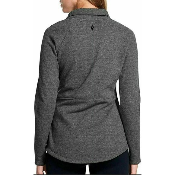 SKECHERS Women Performance Go Walk Full Zip Fleece-Lined Jacket--Charcoal - Picture 2 of 9